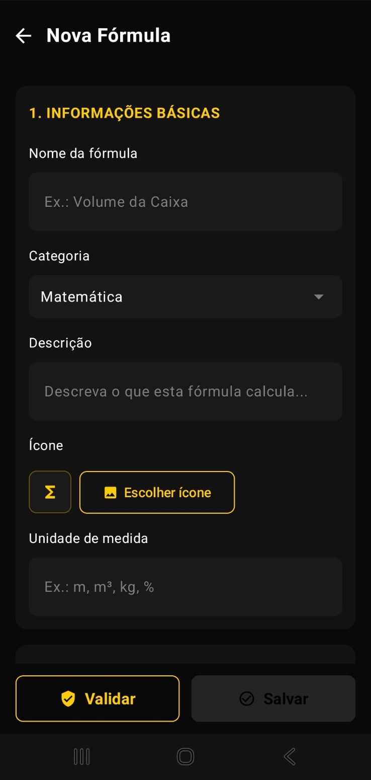 Fórmula — Básico