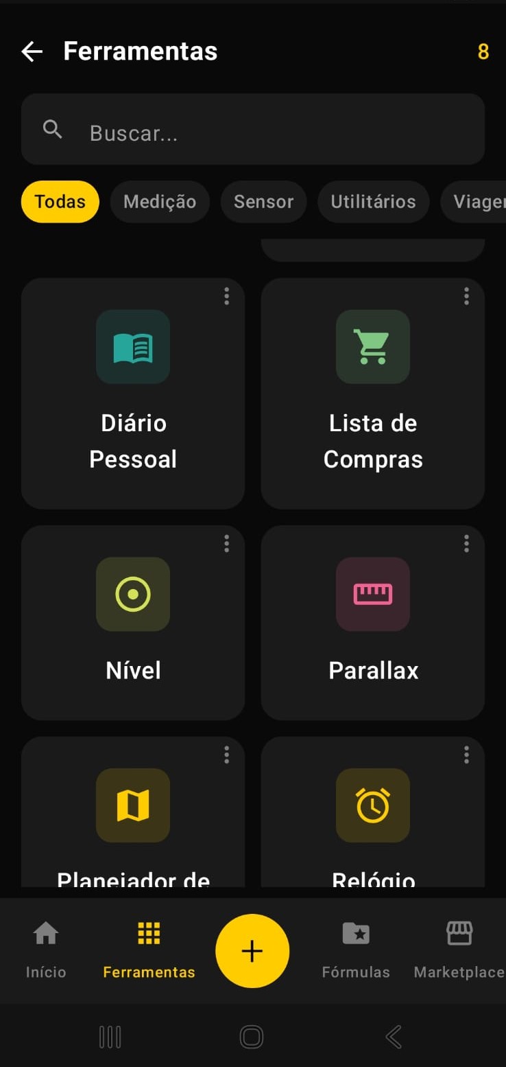 Mais ferramentas e utilidades do OmniMeasure